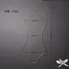 Perchas para bikini, perchas para ropa de tienda de trajes de baño de playa, perchas doradas para pantalones de exhibición, perchas para ropa de busto plano