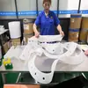 Gaxeta de flange de silicone 3MM almofada de silicone anti-alta temperatura ácido e álcali corte e vinco gaxeta de silicone