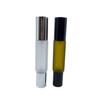Botella de Spray Rodante de Doble Cabezal de 10 ml al por Mayor Botella Cilíndrica Transparente para Perfume Cosméticos Botella de Vidrio Esmerilado