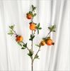 Ramos de Fruta Romã de 4 Pontas Simulados, Ramos de Fruta de 7 Cabeças, Flores Falsas, Adereços para Fotografia de Casamento para Exibição na Sala de Estar, Plantas Simuladas