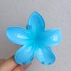 Pinza para el Cabello de Flor de Plumeria para Mujer, Pinza de Tiburón Floral, Accesorio Estilo Vacaciones en la Playa, Pasador, Adorno para el Cabello, Pinza para el Cabello