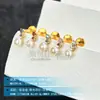 Pendientes de Perla de Aleación de Titanio F136, Tornillos para Cartílago de Oreja con Rosca Interna de Perla de Agua Dulce Natural, Piercings para Labios, Joyería para Piercings de Titanio G23