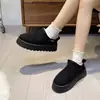Nuevas botas de nieve para mujer de talla grande de comercio exterior, novedad otoño e invierno 2026, de suela gruesa, forradas de felpa, engrosadas, cálidos zapatos de algodón para mujer