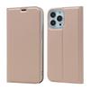 Funda de cuero para teléfono móvil iPhone 16, funda protectora de color sólido con tapa de succión y soporte para tarjetas de voltaje 15+