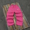 Estilo Europeu e Americano Retrô Y2K Street Tendência Hip-Hop Bordado Cintura Elástica Casual Solto Cor Pura Calças Esportivas Casuais