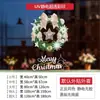 Guirnalda de Campanas Navideñas Pegatina de Vidrio Estático Lazo Rojo Pegatina Decorativa para Ventanas para Tiendas