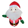 Comercio exterior transfronterizo más vendido inflable de Papá Noel LED iluminado modelo inflable de Navidad para patio accesorios de decoración navideña