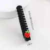 Peine para el cabello de pez pequeño de dibujos animados lindo, gato pequeño, peine de cola puntiaguda para sección de trenzado doméstico, peine de espina de pescado lindo y de alto valor para niñas