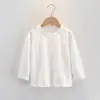 Camisa de Color Sólido para Niños Camisa a Juego para Traje Infantil Blanca Negra Azul Manga Larga Camisa de Algodón Ropa Engrosada con Forro Polar