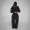 Conjunto de Moda Casual Estilo Retro Ins de Calle Americana, Conjunto de Pantalones Largos Trendy de Calle de Invierno y Otoño Nuevo Personalizado