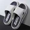 Pantuflas para Hombre con Tacto Suave y Acojinado, Antideslizantes para Uso en el Baño, Adecuadas para Uso en Casa en Verano, Duraderas para Uso en Exteriores, Chanclas de Playa Estilo Nuevo