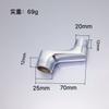 Huang Chao Baño Cobre 60-75 Largo Cabezal de Ducha de Pie Curvo Accesorios de Esquina Tornillo Excéntrico Extendido Venta al por Mayor Latón