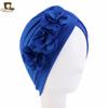 Sombrero Pañuelo para la Cabeza de Flores Bohemio Sombrero Quimioterapia Elegante Combinación Total Disfraz Sombrero de Tela Suave JDT-12B