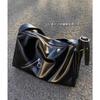 Bolsa Original Y2K Spice Girl de Couro Macio Bolsa Tote Texeled Moda Transversal Ombro Casual Grande Capacidade para Mulheres