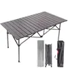 Mesa de Picnic Mesa Plegable Portátil Equipo de Camping Suministros para Rollos de Huevo de Camping Mesa Plegable para Exteriores Suministros de Viaje Mesa