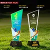 Trofeos Deportivos Creativos Personalizados para Carreras de Maratón, Fútbol, Baloncesto, Billar, Competición de Bádminton, Medallas de Campeón para Niños