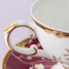 Conjunto de café de porcelana de osso de alta qualidade xícara e pires prato de lanche de leite pote de açúcar bandeja de panela de cerâmica peças soltas de cerâmica tarde flor de chá conjunto