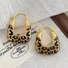 Aretes Ojo de Tigre Color Café Maillard, Aretes de Lujo Ligero y de Alta Gama, Estilo Retro, Aretes de Moda, Accesorios de Otoño e Invierno