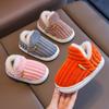 Pantuflas de Algodón para Niños Invierno Niño Bebé Tacón de Bolsa 1-3 Años 2 Cálidas Interior Hogar Niñosren Zapatos de Algodón Femeninos Zapatos Peludos