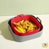 Bandeja de Silicona para Freidora de Aire Bandeja de Horneado de Silicona Cuadrada Horno de Microondas Bandeja para Asar Pollo Esterilla de Horneado Cuadrada Venta al por Mayor