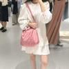 518618 Estilo Estrella Han Feng Ins Bolso Fresco de Flores Primavera y Verano Delgado Algodón Puro Bolso de Hombro Bolso Cruzado