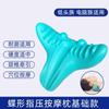 Almofada de Massagem para Coluna Cervical Tração Doméstica Órtese Cervical Almofada para Coluna Cervical Almofada de Massagem para Pescoço e Ombros Massajador de Pescoço por Acupressão com Gravidade