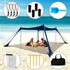Toldo de Praia Lycra Transfronteiriço Proteção Solar Externa e Frescor Lycra Elástico em Quatro Lados Tenda Toldo para Acampamento à Beira-Mar