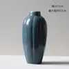 Vaso Cerâmico Chinês Retrô Imitando Garrafa de Melão Azul e Branco da Dinastia Song de Alto Padrão para Sala de Chá Zen Arranjo de Flores Hidropônicas Vasos Ornamentos