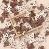 Cuentas de Madera Estilo Bosque Natural, Cuentas Sueltas con un Ambiente de Madera Natural, Sensación de Alta Gama, Cuentas para Hilo Juguetonas, Materiales para Joyería Hecha a Mano Estilo Retro