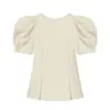 Comercio Exterior Transfronterizo Ropa de Mujer Estilo Europeo y Americano Za Aliexpress Venta Caliente Moda de Verano Top con Mangas Abullonadas que Reduce la Edad