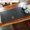 Bandeja de té de piedra negra sintética para uso doméstico, integrada con tetera, juego de oficina totalmente automático, bandeja de té de piedra integrada