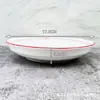 Plato Cerámico de 7 Pulgadas Fumanzhujiang Plato Cerámico Creativo Patrón de Piedra Lindo Bol de Arroz Cerámico para el Hogar Vajilla para Familia Estudiantil