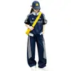 Conjunto Esportivo para Meninas (Kids Grandes) Estilo Primavera/Outono 2026 Novo Estilo Moda para Alunos do Ensino Médio Menina de Outono Roupas de Outono Conjunto Casual de Duas Peças