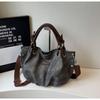 Bolsa Grande de Alta Qualidade Estilo Relaxado para Mulheres 2026 Nova Bolsa de Ombro Transversal Estilo Retro Bolsa de Mão Tote Tendência