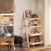 Estantería trapezoidal de madera maciza, estante de exhibición de almacenamiento para ventanal, estante de almacenamiento de pie, estantería integrada de pared, armario de almacenamiento, armario de esquina