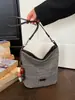 Bolso de Mano Tejido Transfronterizo Bolso Cubo para Mujer 2026 Nuevo Verano Bolso de Playa para el Trabajo Bolso de Hombro Cruzado Versátil
