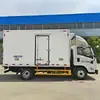 Camión Refrigerado con Compartimentos de Acero Inoxidable para Transporte de Carne Fresca, Vehículo de Cadena de Frío Fácil de Limpiar
