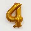 Globos de Papel de Aluminio Naranja de 16 pulgadas Estilo Americano Delgados con Alfabeto Inglés y Números para Fiesta de Cumpleaños y Decoración de Boda