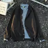 Nova Camisa de Xadrez Falsa de Duas Peças com Cardigan de Tricô para Homens e Mulheres, Versão Coreana para Primavera e Outono, Jaqueta Suéter Camada Casual Solta, Tendência
