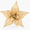 18/23cm Flor de Navidad Dorada Plateada Roja Flor Artificial Guirnalda de Flores Falsas Retro Decoración de Ratán Edición Limitada de Navidad