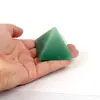 Pirámide de Cristal Natural 50mm Adornos Pirámide de Energía de Piedra Semipreciosa Pirámide de Jade Adornos de Piedra Original
