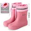Botas de lluvia nuevas para mujer: estilos cortos, hasta la pantorrilla y escotados, con suelas antideslizantes, suelas gruesas, adecuados para lavar platos, duraderos, impermeables y cálidos