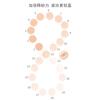 Mini borlas de maquillaje Yu Han Beauty Egg Drops, paquete de 10, grandes, para uso en seco y húmedo, H535