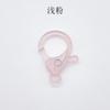 Cadena para llavero con hebilla de langosta de plástico transparente de 35 mm, colgante para mascarilla, accesorios de joyería DIY, multicolor opcional