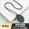 Venta al por mayor de fábrica Abalorio de incienso popular vivo Marca Zorro Pintado Colgante de cuello Estilo étnico Marca de incienso de medicina china antigua