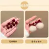 Pendientes rojos de Año Nuevo para mujer, otoño e invierno, con lazo, con clip para las orejas, nuevos pendientes de perla de Año Nuevo 2024