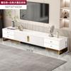 Rack de TV para Sala de Estar, Estilo Gaveta, Alargado, De Chão, Novo Modelo 2026, Estilo Luxo Leve, Mesa de Centro Extensível, Conjunto de Rack de TV