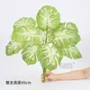Plantas Verdes Artificiales Paisajismo Plantas Falsas Plantas en Maceta Hoja de Tortuga Árbol del Dinero Palma del Viajero Palma Areca Planta Potos Arreglo Floral de Pared