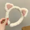 Linda Nueva Diadema de Dibujos Animados para Mujer, Diadema de Felpa para Lavarse la Cara y Aplicarse Mascarilla Facial, Accesorio para el Cabello Antideslizante