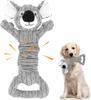 2023 Nuevo Producto Transfronterizo Hipopótamo Sonoro Juguete para Perro Estirable Rebote Cuerda de Jalar Juguete de Peluche Interactivo Chirriante para Mascotas